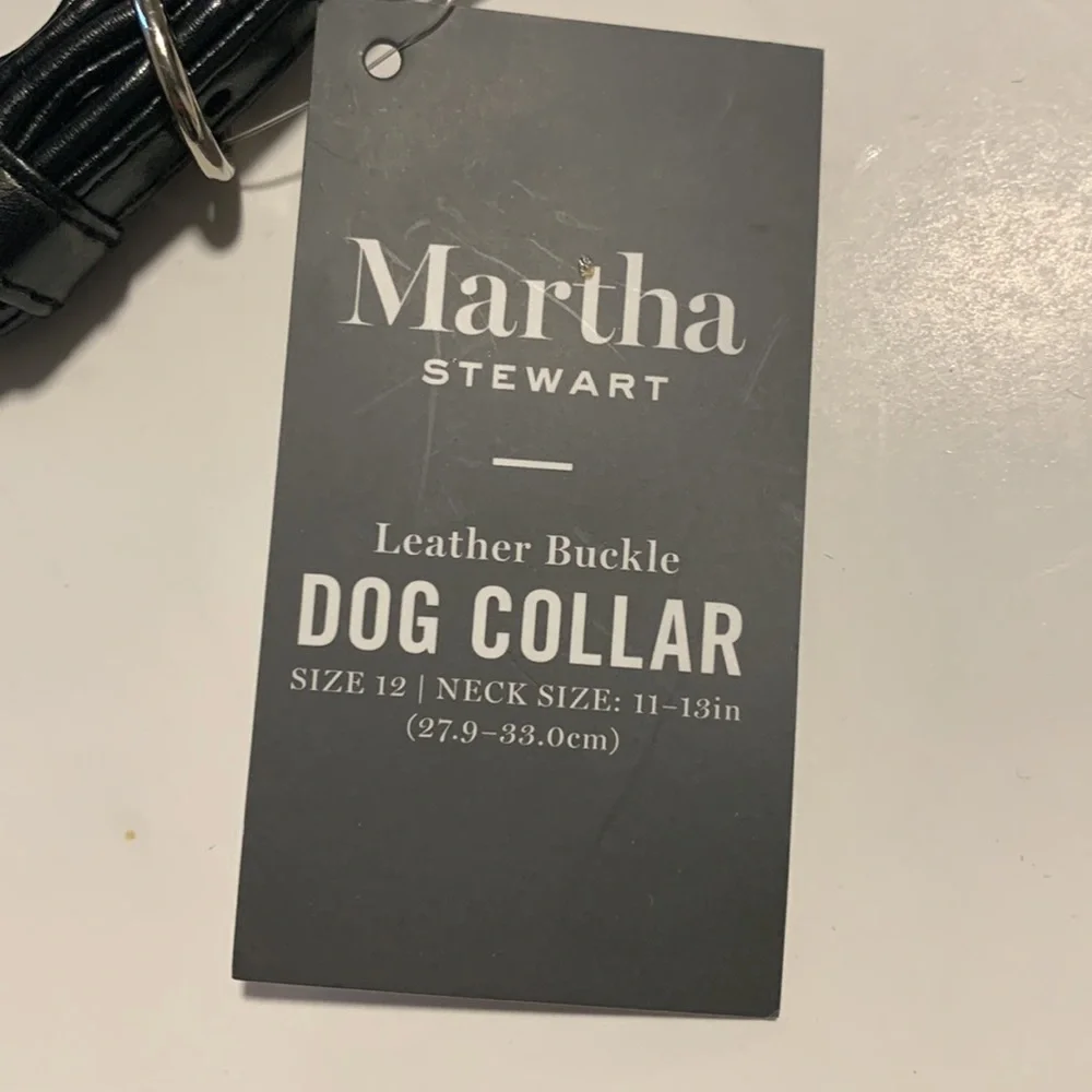 🎉HP🎉 Martha Stewart leather dog collar - Picture 3 of 5